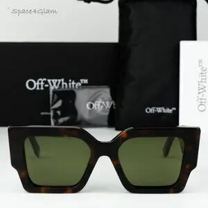 Off-White CATALINA Women Sunglasses Havana Square Green | Model OERI128 6055 Off-White CATALINA Women Sunglasses Havana Green Square  main image 2